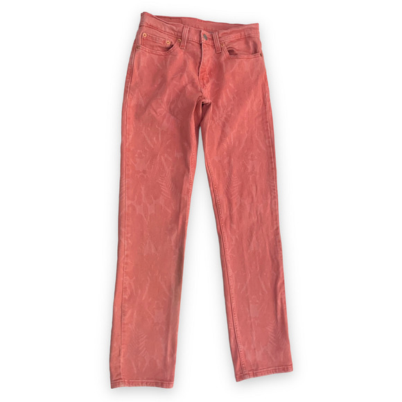 LEVI’S Men’s High Rise 511 Slim Fit Barbie Core Jeans Denim Pink Size 28x32 - Picture 5 of 11